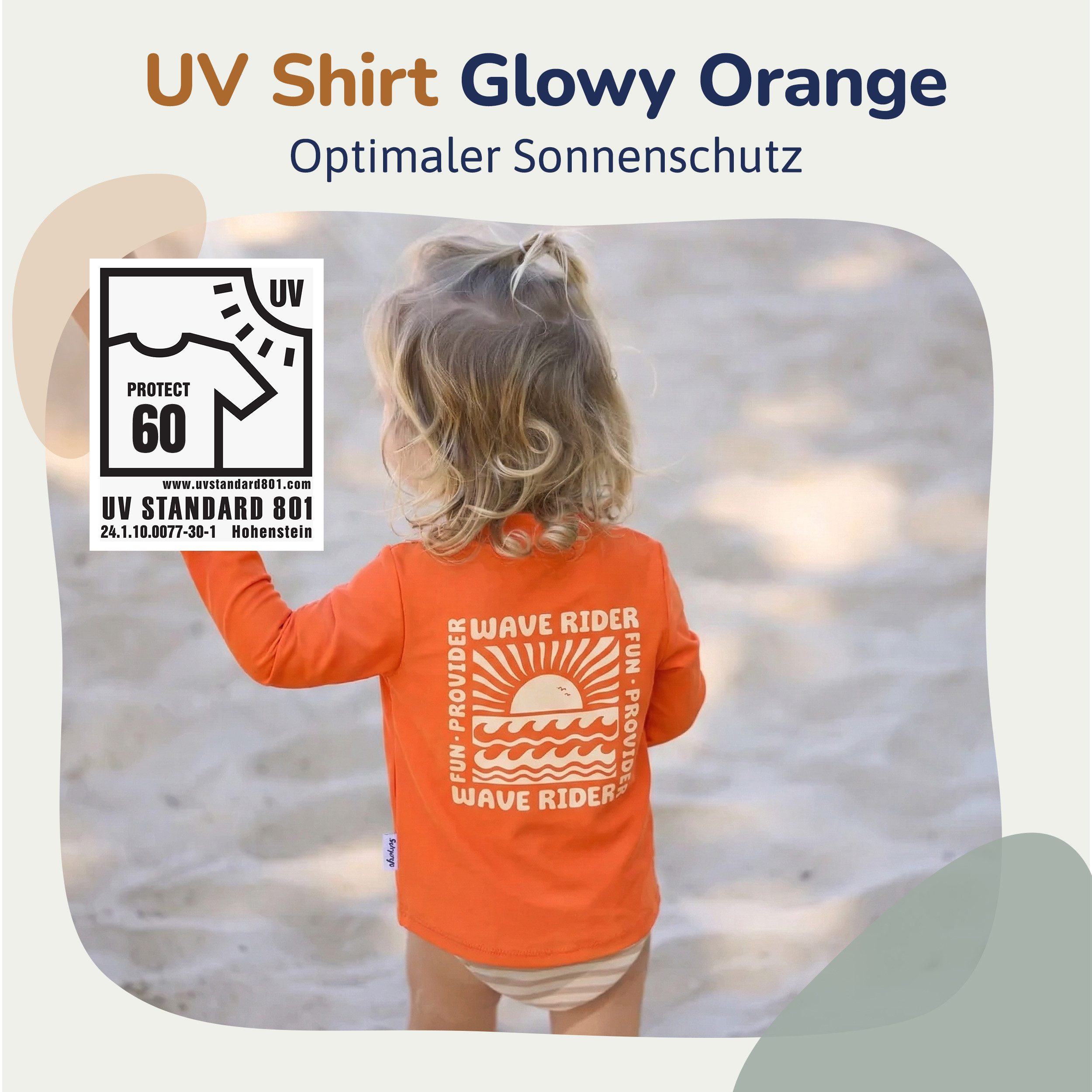Hinzling Rash Guard UV Shirt Kinder Langarm & UPF 60 Sonnenschutz