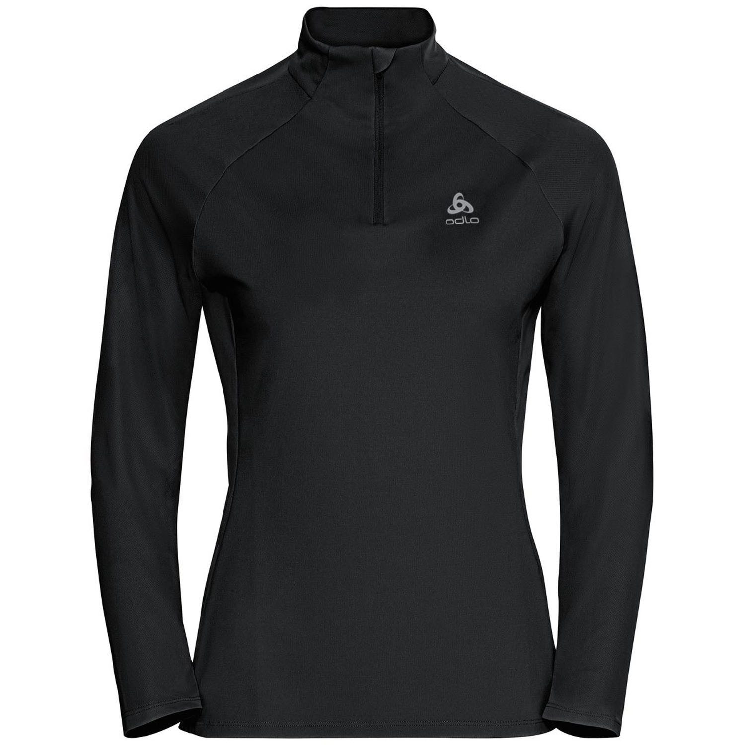 Odlo Langarmshirt Odlo Damen Laufshirt Essential Ceramiwarm Midlayer 1/2 Zip 313641