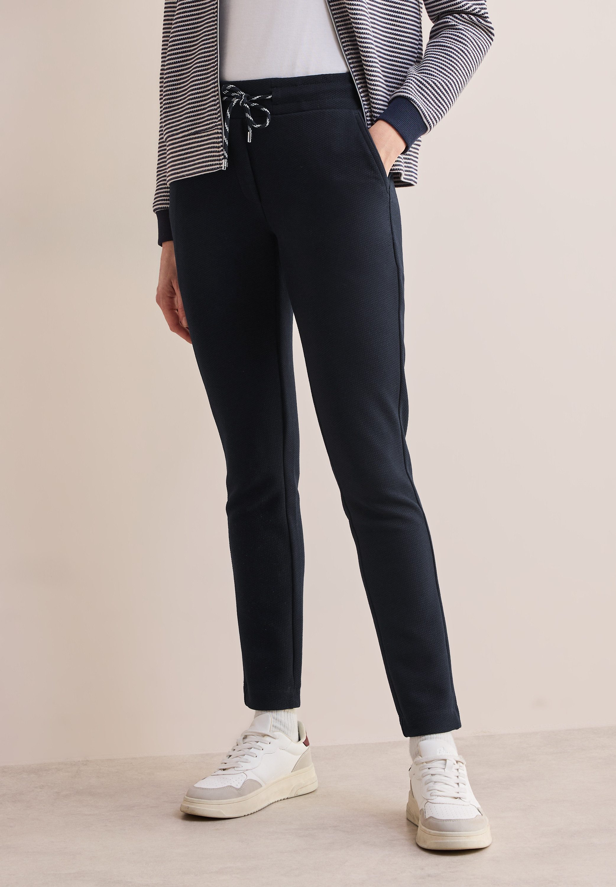 Cecil Stoffhose, Middle Waist günstig online kaufen