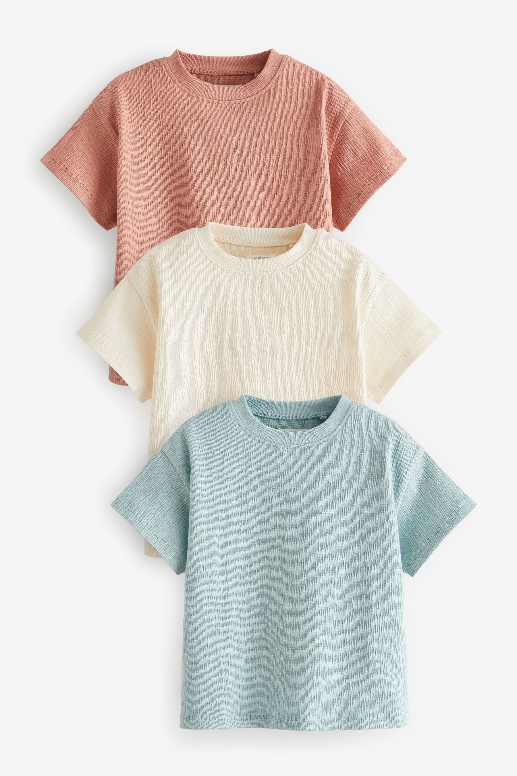 Next T-Shirt Kurzärmelige T-Shirts, 3er-Pack (3-tlg)