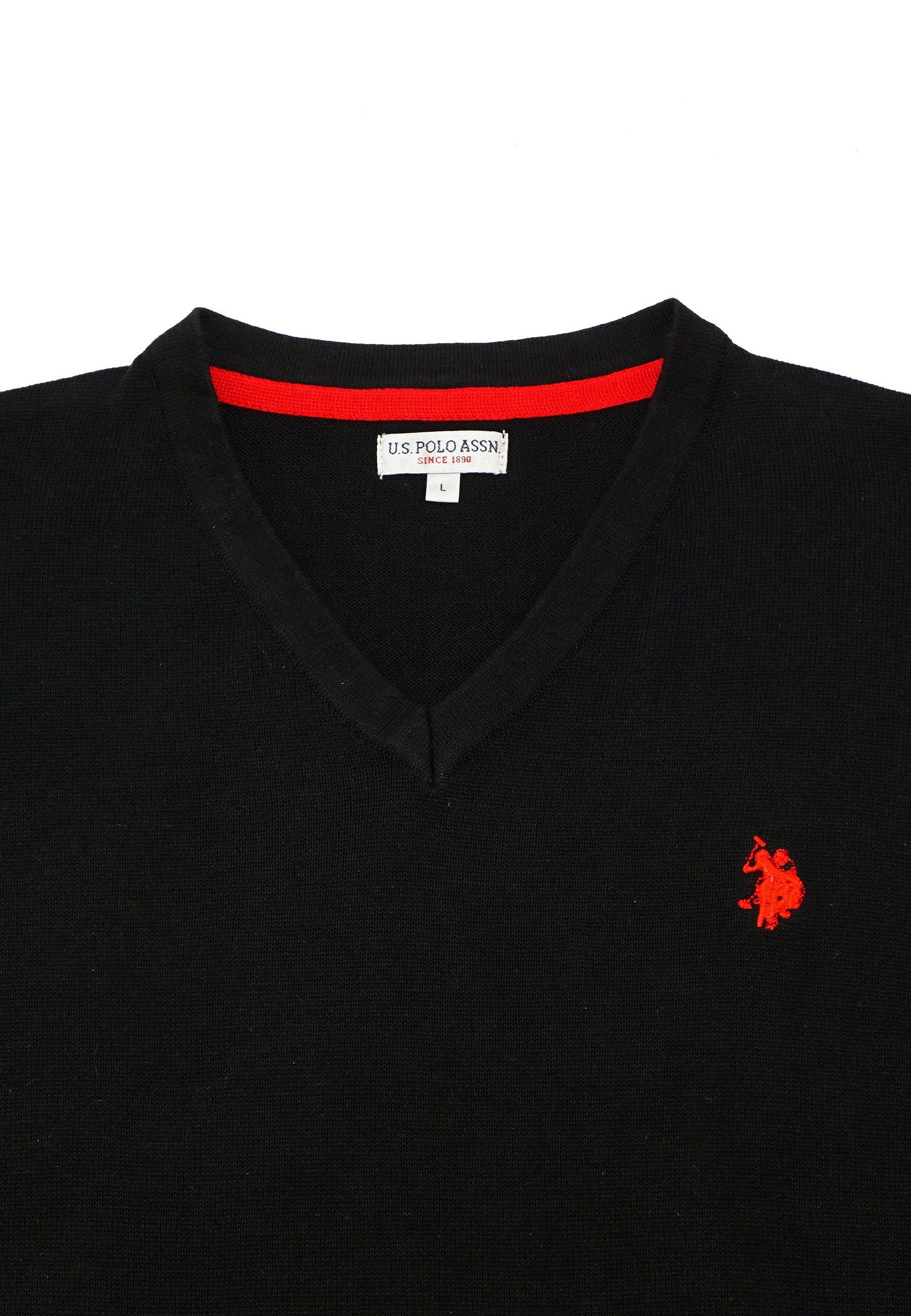 U.S. Polo Assn. Strickpullover Pullover Strickpullover V-Neck (1-tlg) günstig online kaufen