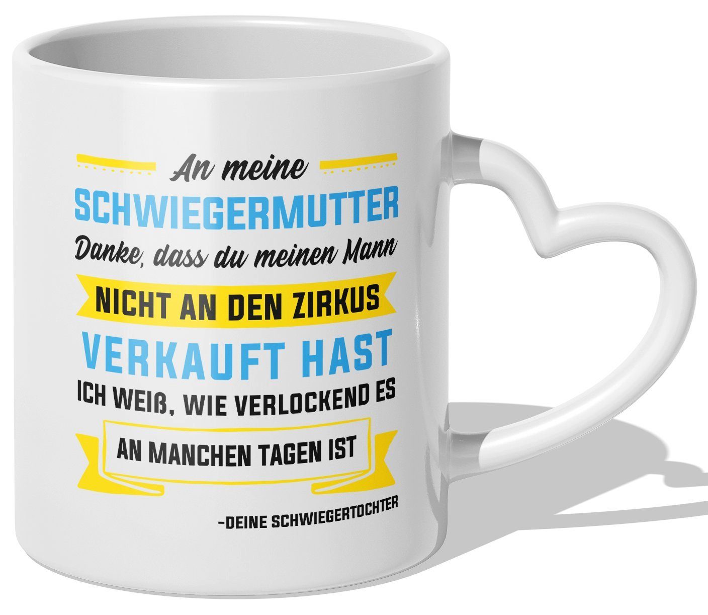 22Feels Tasse Schwiegermama Geschenk von Schwiegertochter