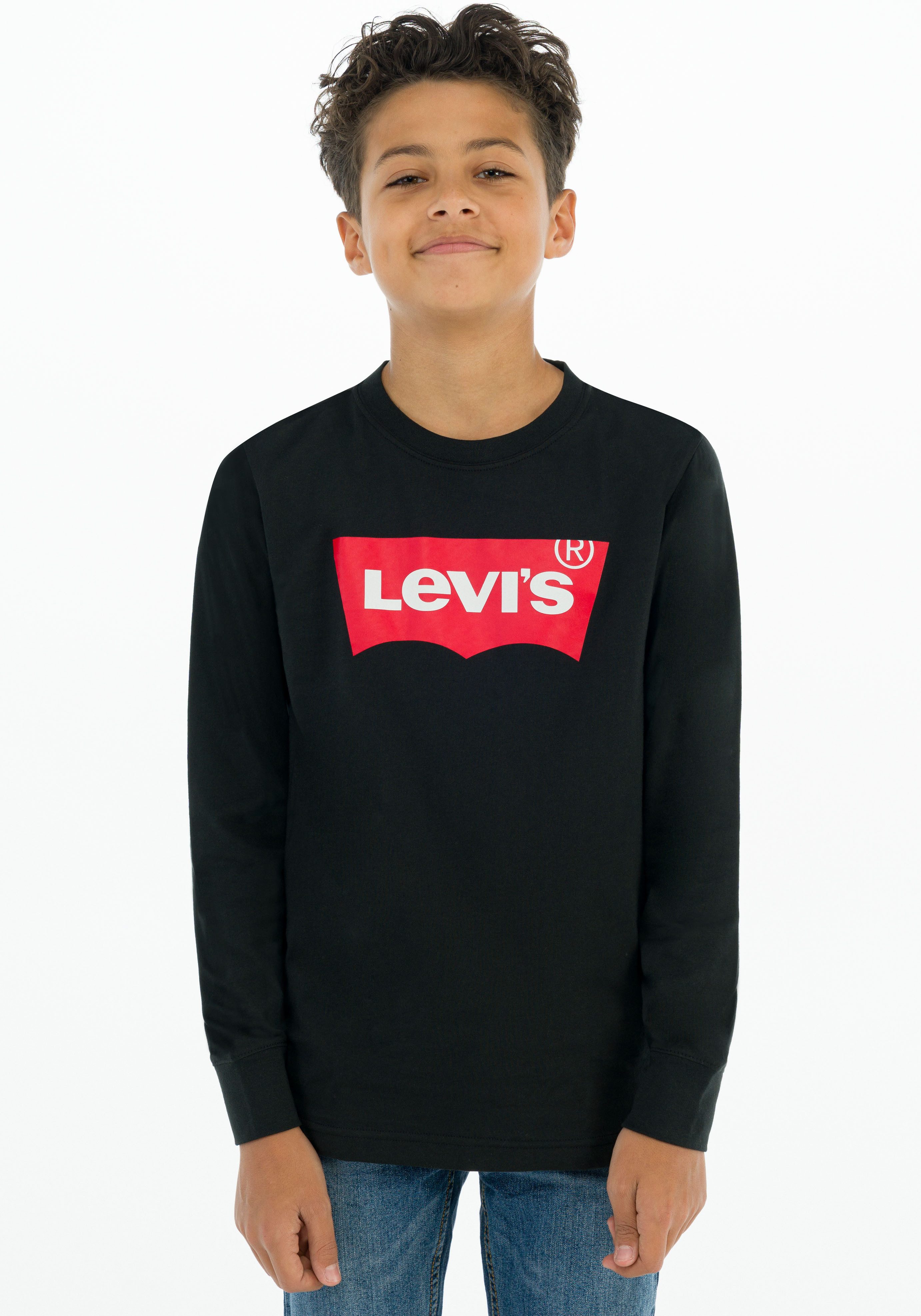 Levi's® Kids Langarmshirt L/S BATWING TEE mit Logo Print for BOYS – Bild 3 von 5