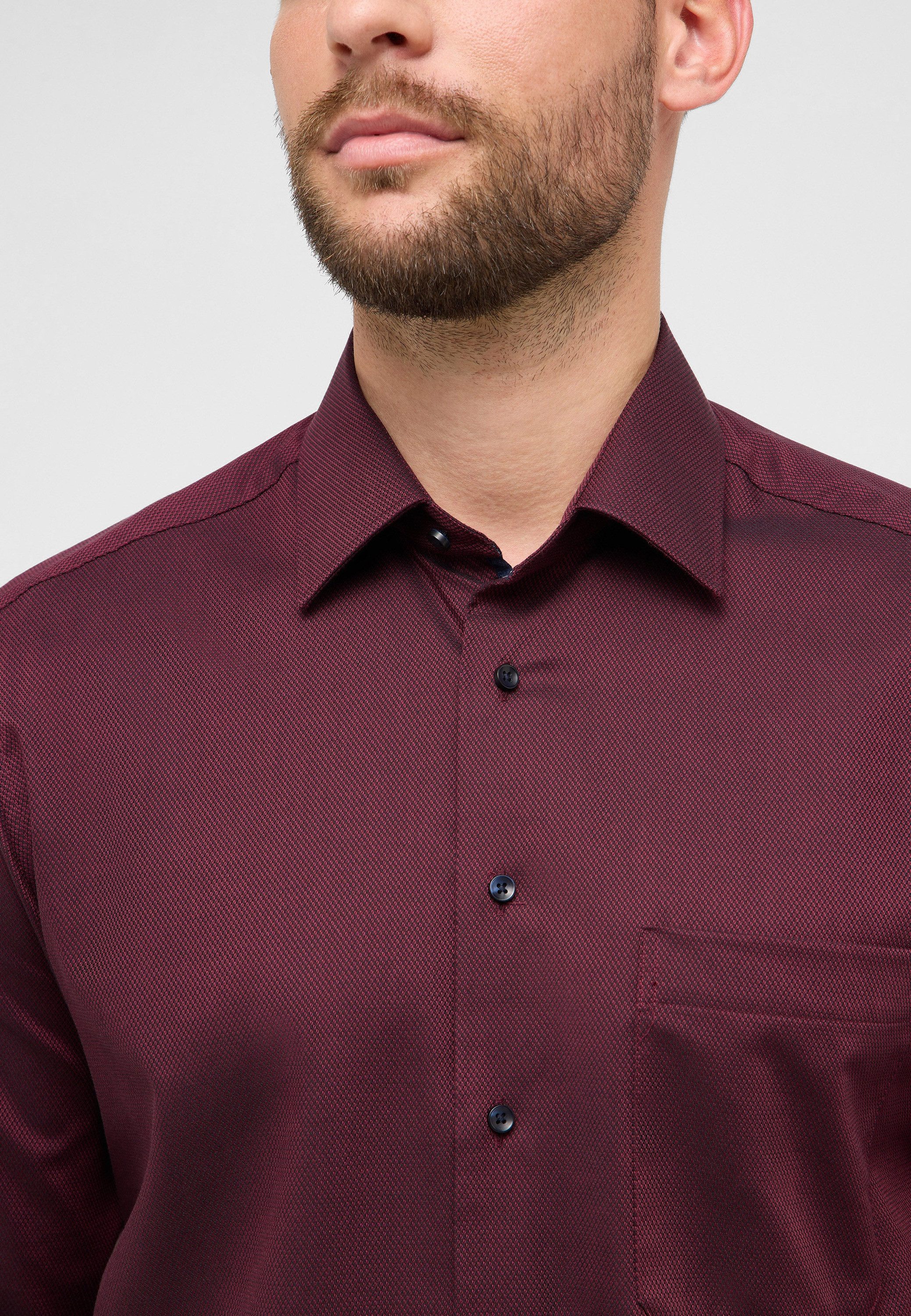 Eterna Langarmhemd COMFORT FIT NON IRON (bügelfrei)