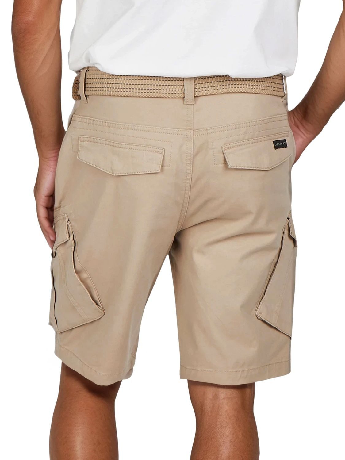 DENIMFY Cargoshorts Herren Shorts DFPhil Regular Fit Bermudashorts mit Gürtel