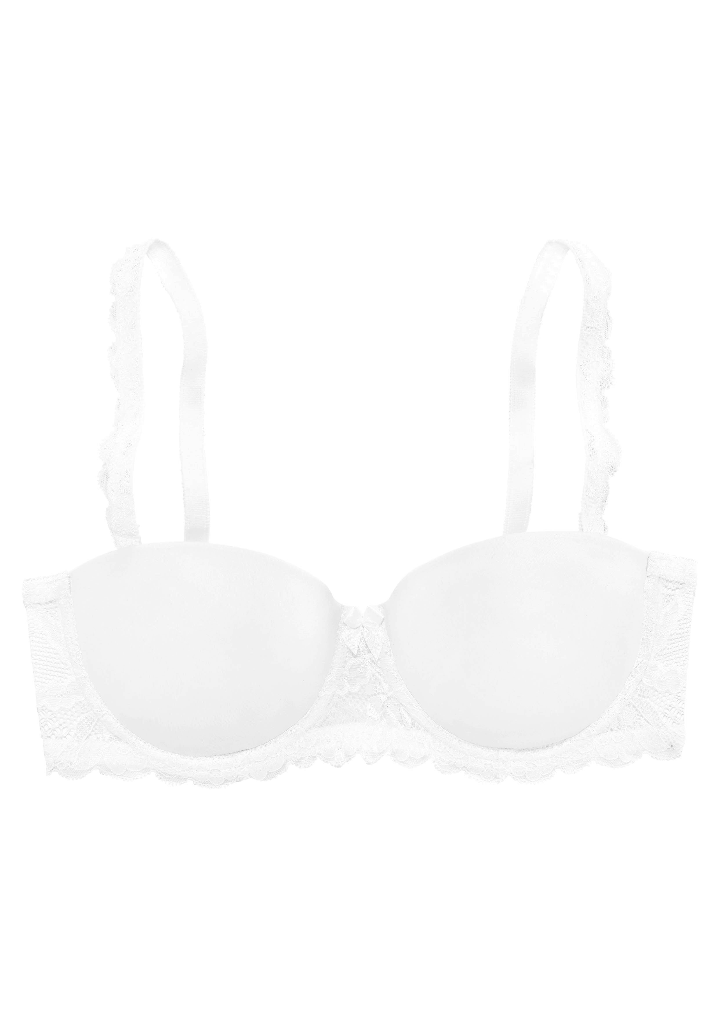 Nuance Schalen-BH mit abnehmbaren Trägern und Details aus Spitze, Dessous