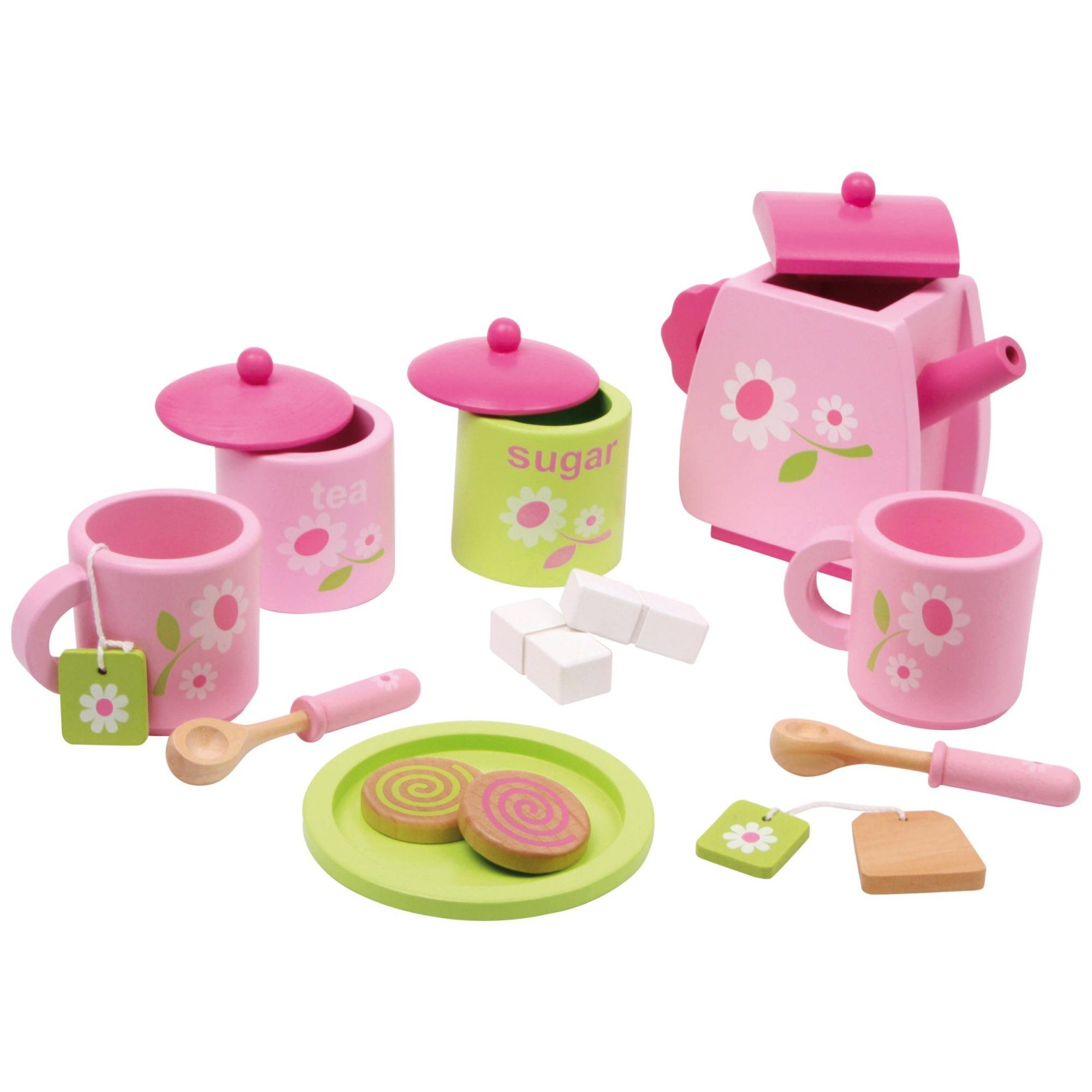 Spiel-Kochgeschirr small foot Teeservice Blümchen