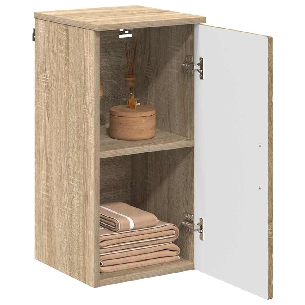 vidaXL Badezimmerspiegelschrank Badezimmer Schrank Sonoma-Eiche 30 günstig online kaufen