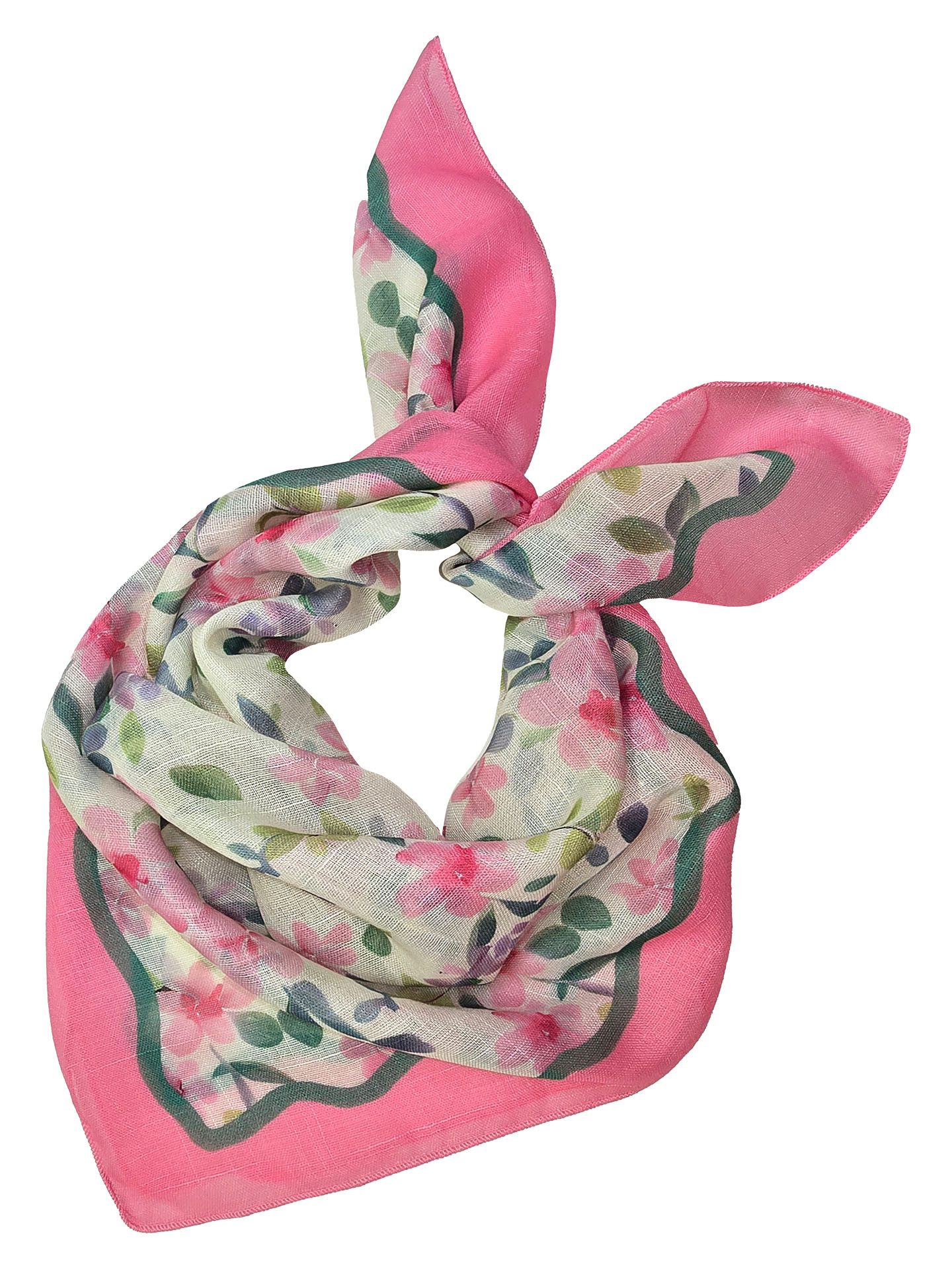 Halstuch Halstuch Damen klein Nickituch Sommer Baumwolle Rosa Violett