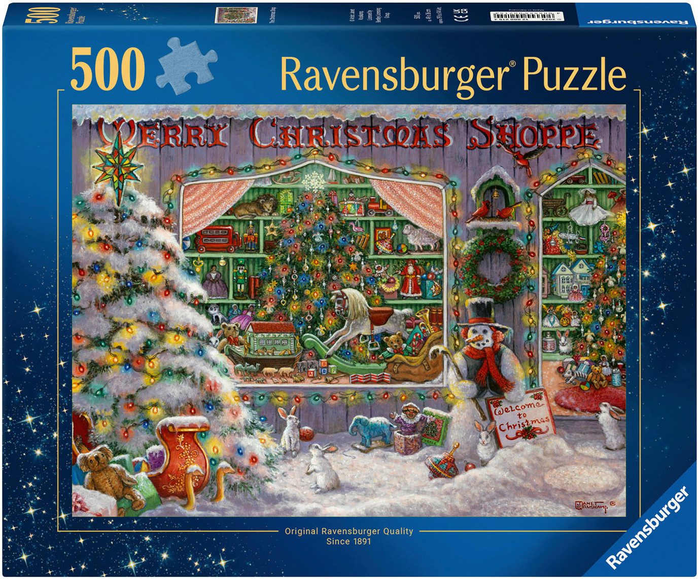 Ravensburger Puzzle Es weihnachtet sehr, 500 Puzzleteile, Made in Germany günstig online kaufen