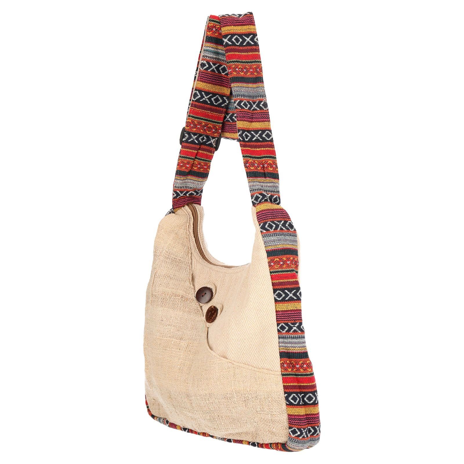 KUNST UND MAGIE Schultertasche Hanf Schultertasche günstig online kaufen