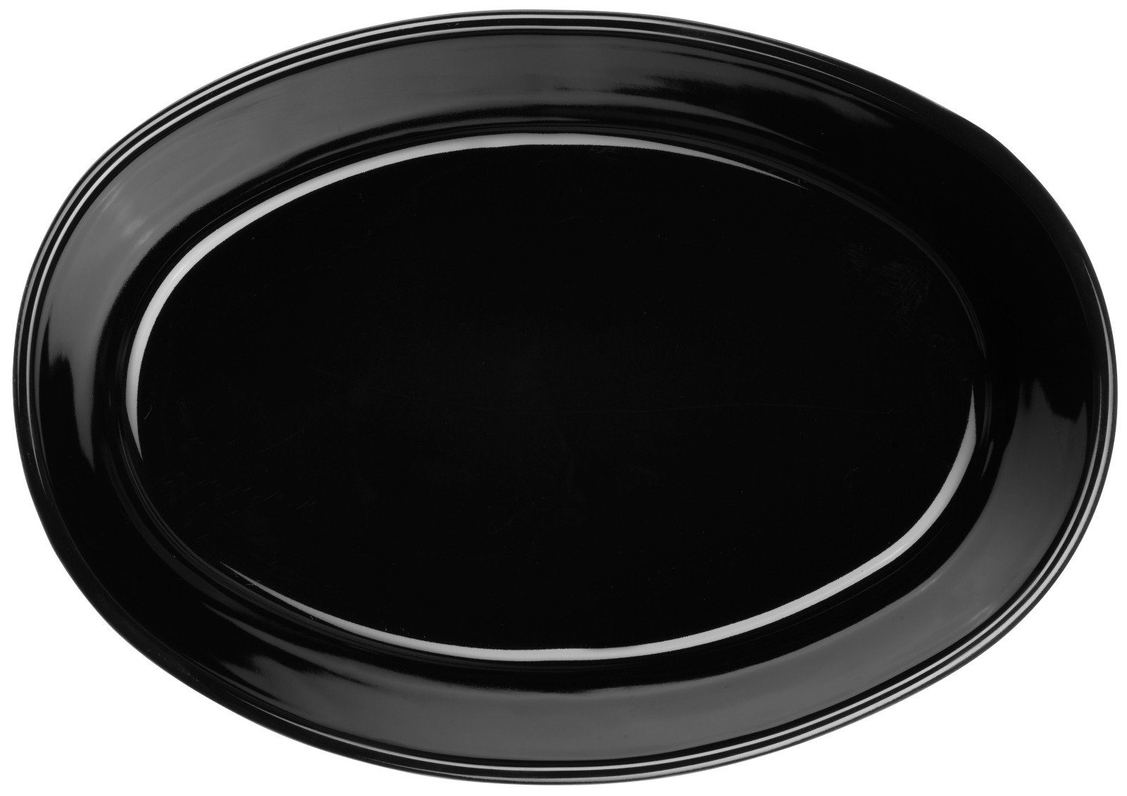ASA SELECTION Auflaufform kitchen'art Auflaufform oval black 20cm, Steinzeug, Küche, Kochen, Backen