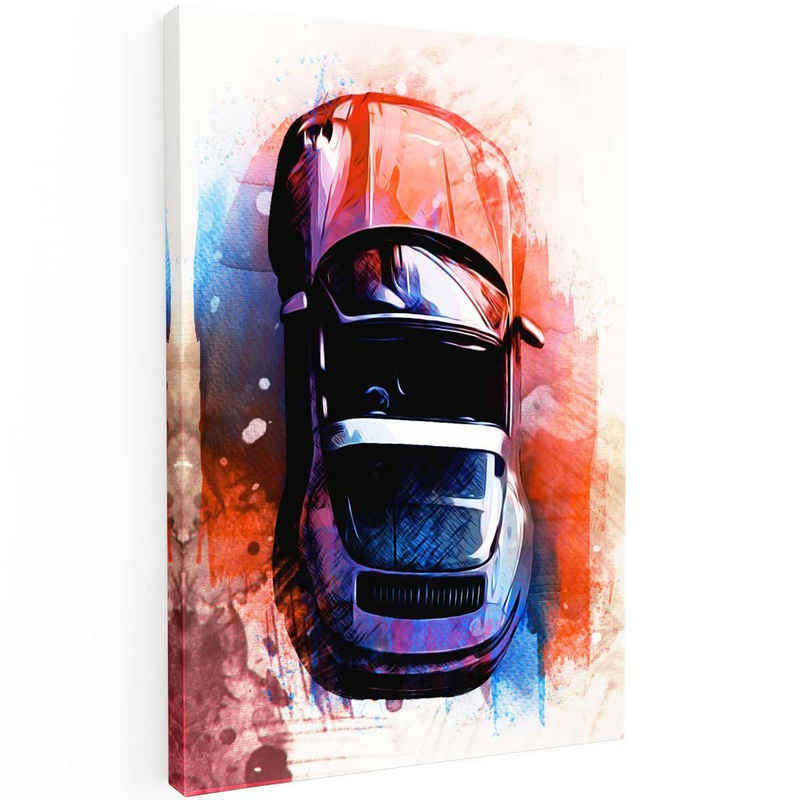 Mister-Kreativ XXL-Wandbild Cool Airview Car - Premium Wandbild, Viele Größen + Materialien, Poster + Leinwand + Acrylglas