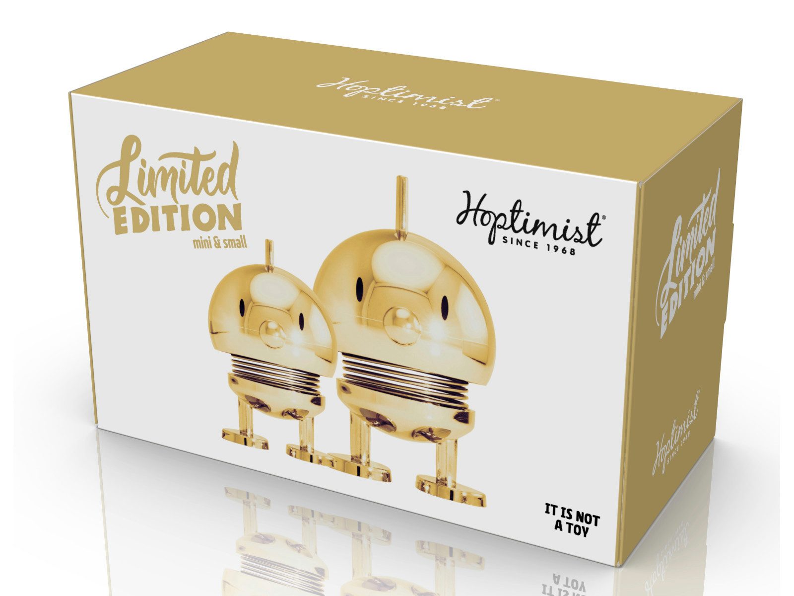 HOPTIMIST Dekofigur Bumble set XS/S Gold 2tlg