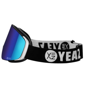 YEAZ Skibrille APEX magnet-ski-snowboardbrille grün, Premium-Ski- und Snowboardbrille für Erwachsene und Jugendliche