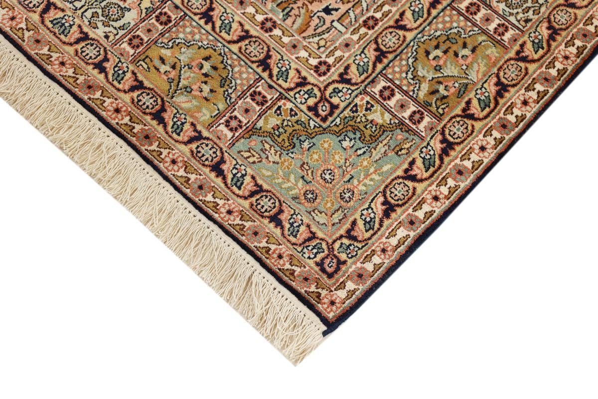 mm Handgeknüpfter Seidenteppich Kaschmir Orientteppich, rechteckig, Nain Trading, Höhe: 95x161 4 Seide