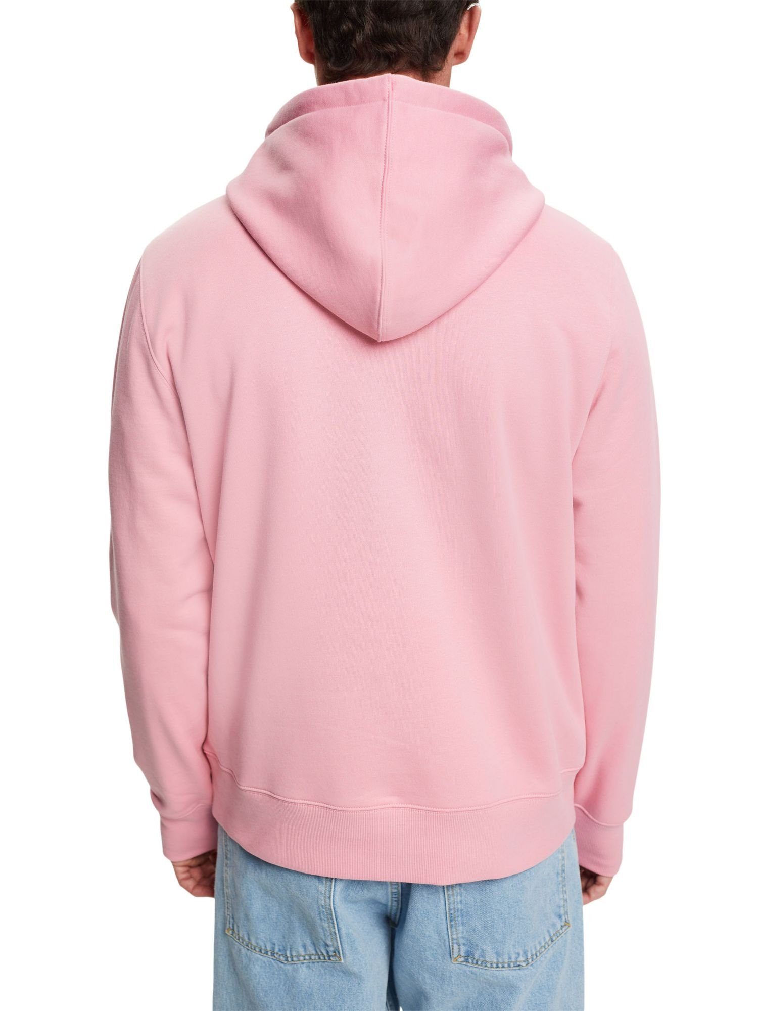 PINK Baumwoll-Kapuzensweatshirt Logo mit Sweatshirt (1-tlg) Esprit