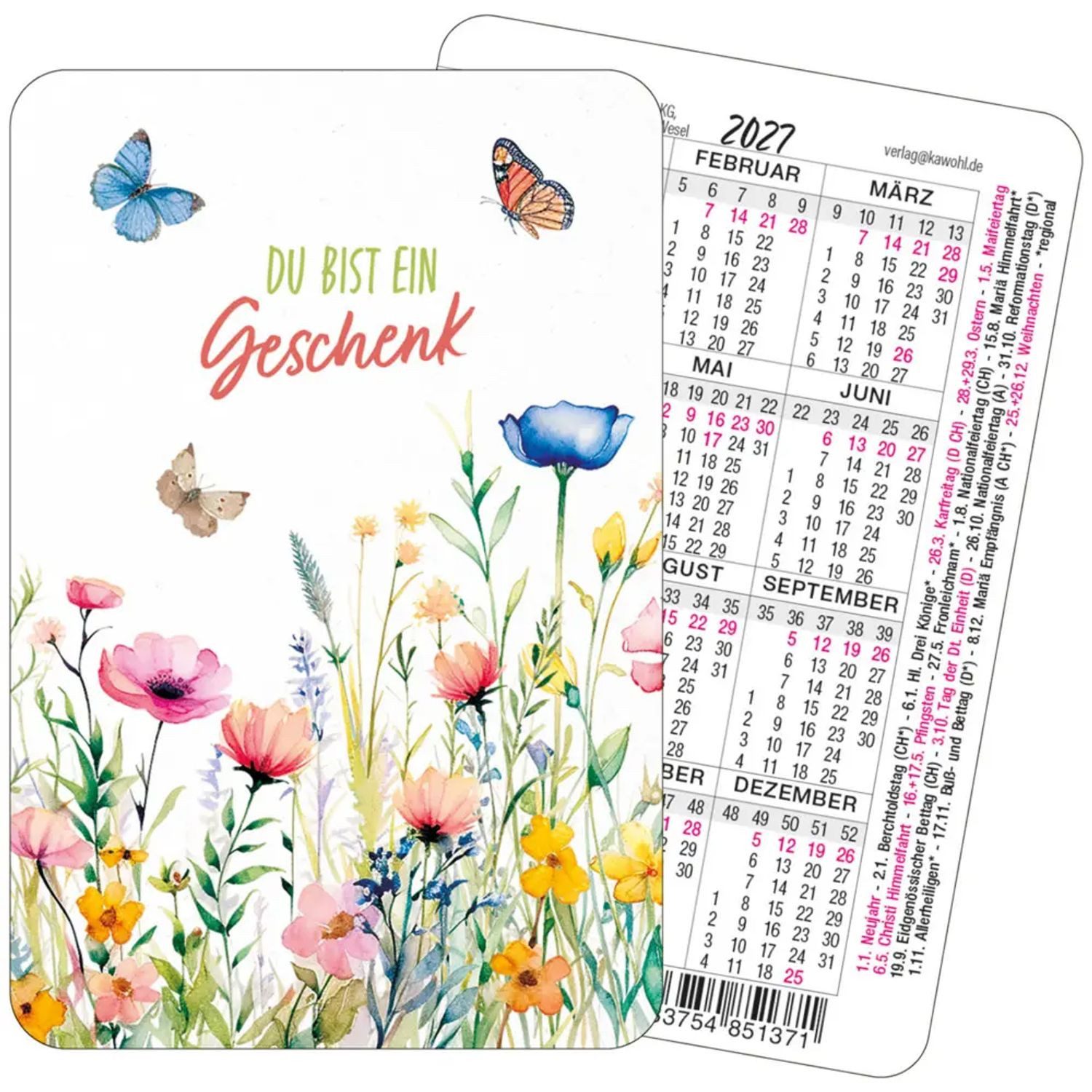 Taschenkalender Du bist ein Geschenk