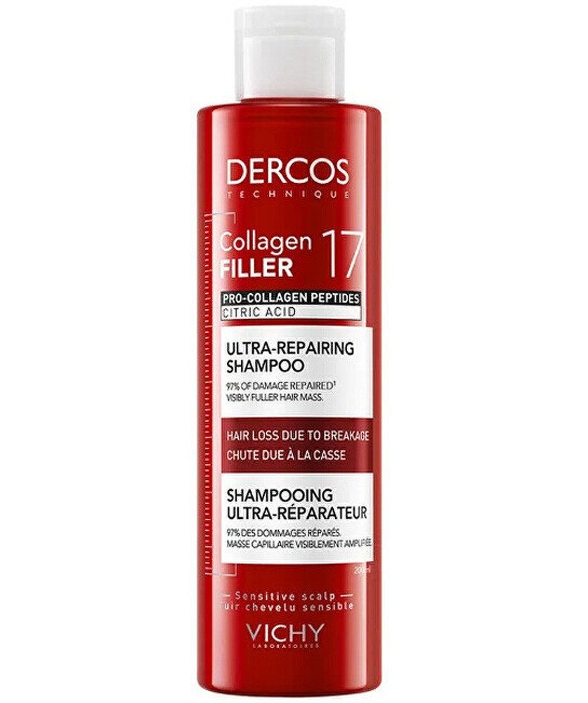 Vichy Haarshampoo Ultra-reparierendes Shampoo mit Kollagenfüllern