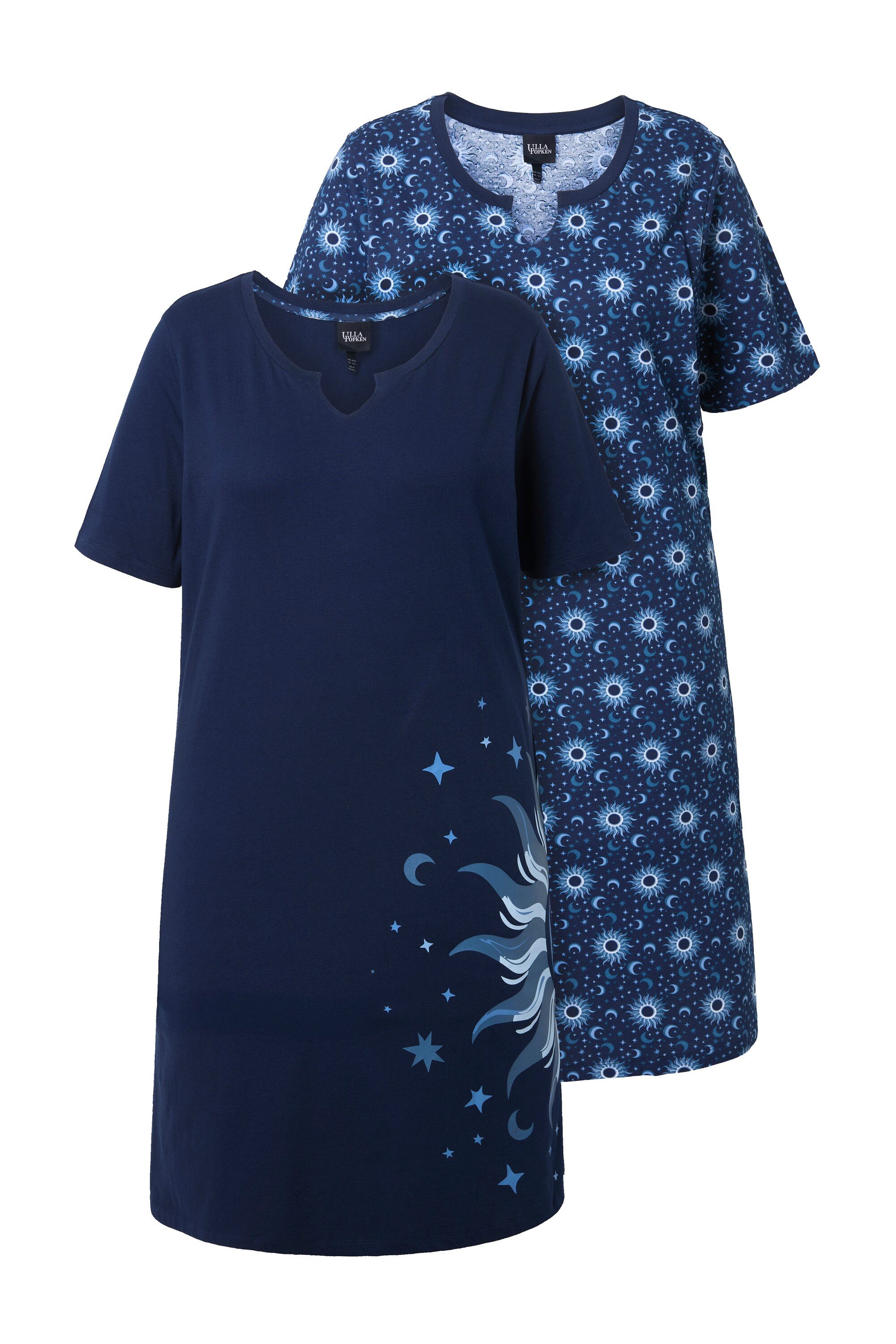 Ulla Popken Bigshirt Bigshirts 2er Pack Sunset günstig online kaufen