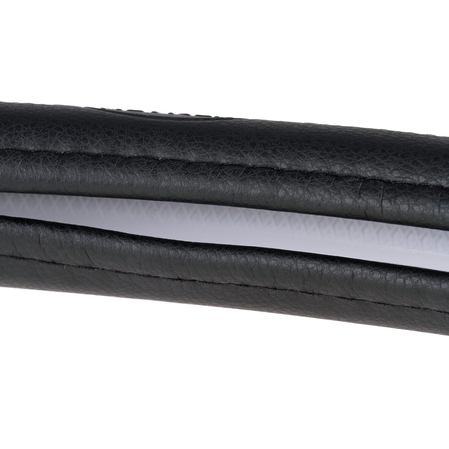 HEYNER Lenkradbezug Lenkradhülle Auto schwarz 37-39 cm elegant Lenkradschoner weich Leder, (1-tlg) – Bild 5 von 5