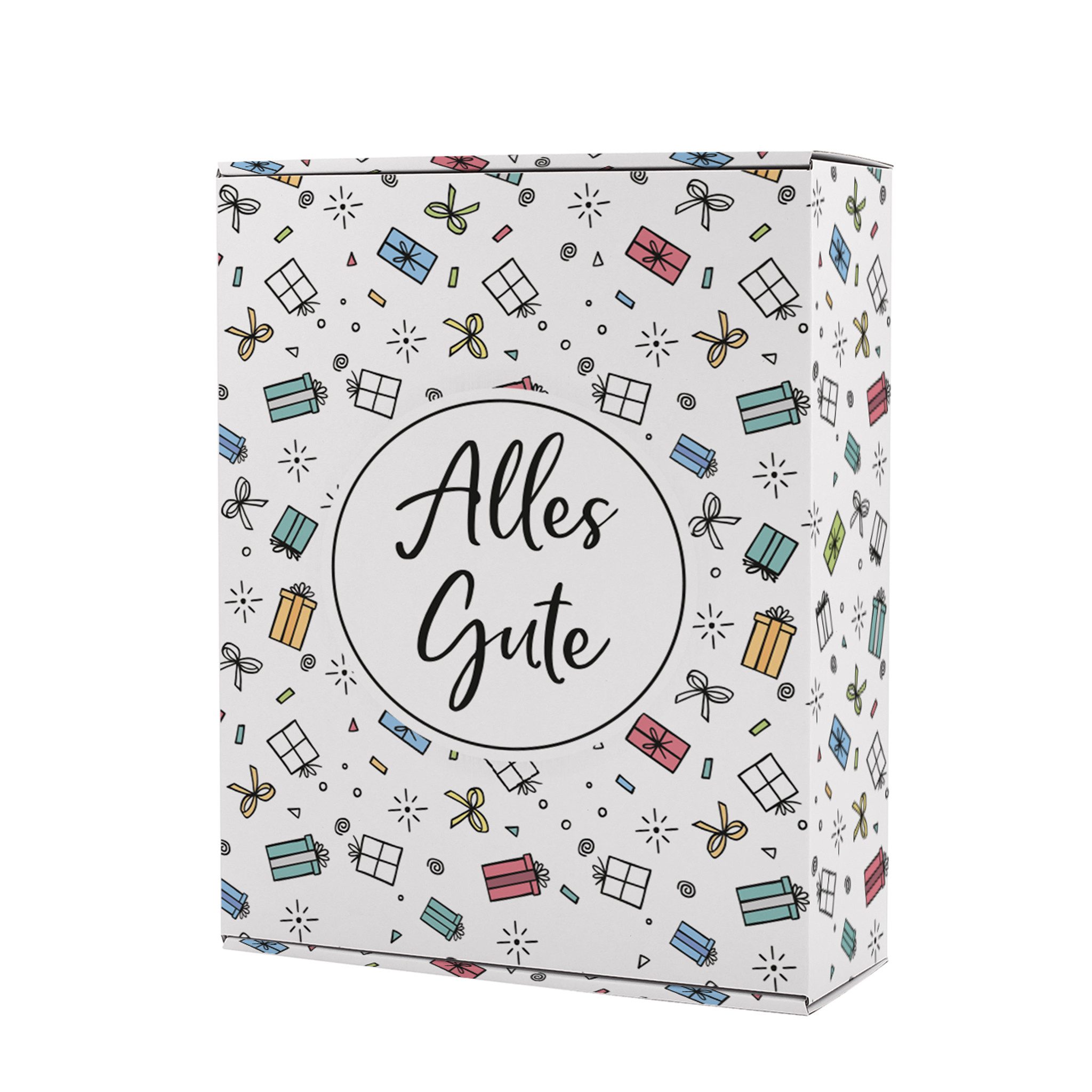 Geschenkbox zum Geburtstag - Geschenkverpackung aus stabiler Pappe