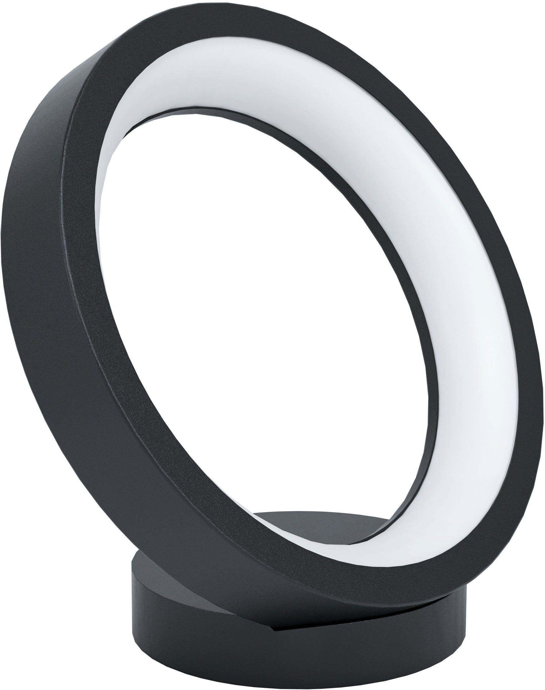 EGLO Tischleuchte MARGHERA-Z, LED fest integriert, warmweiß - kaltweiß, Tischleuchte in schwarz aus Stahl - 4W - warmweiß - kaltweiß