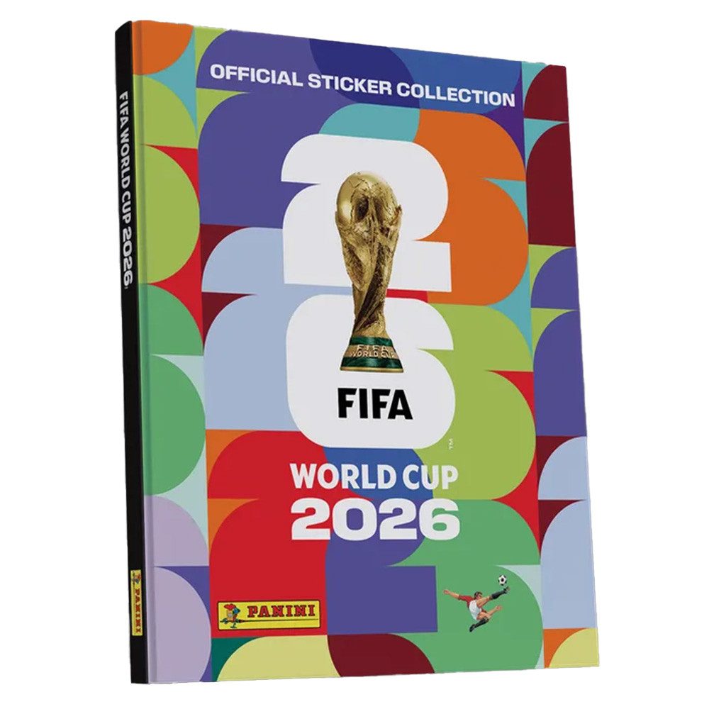 Panini Sammelkarte World Cup 2026 Sticker - 1 Hardcover Album+10 Tüten+Collect-it Hüllen