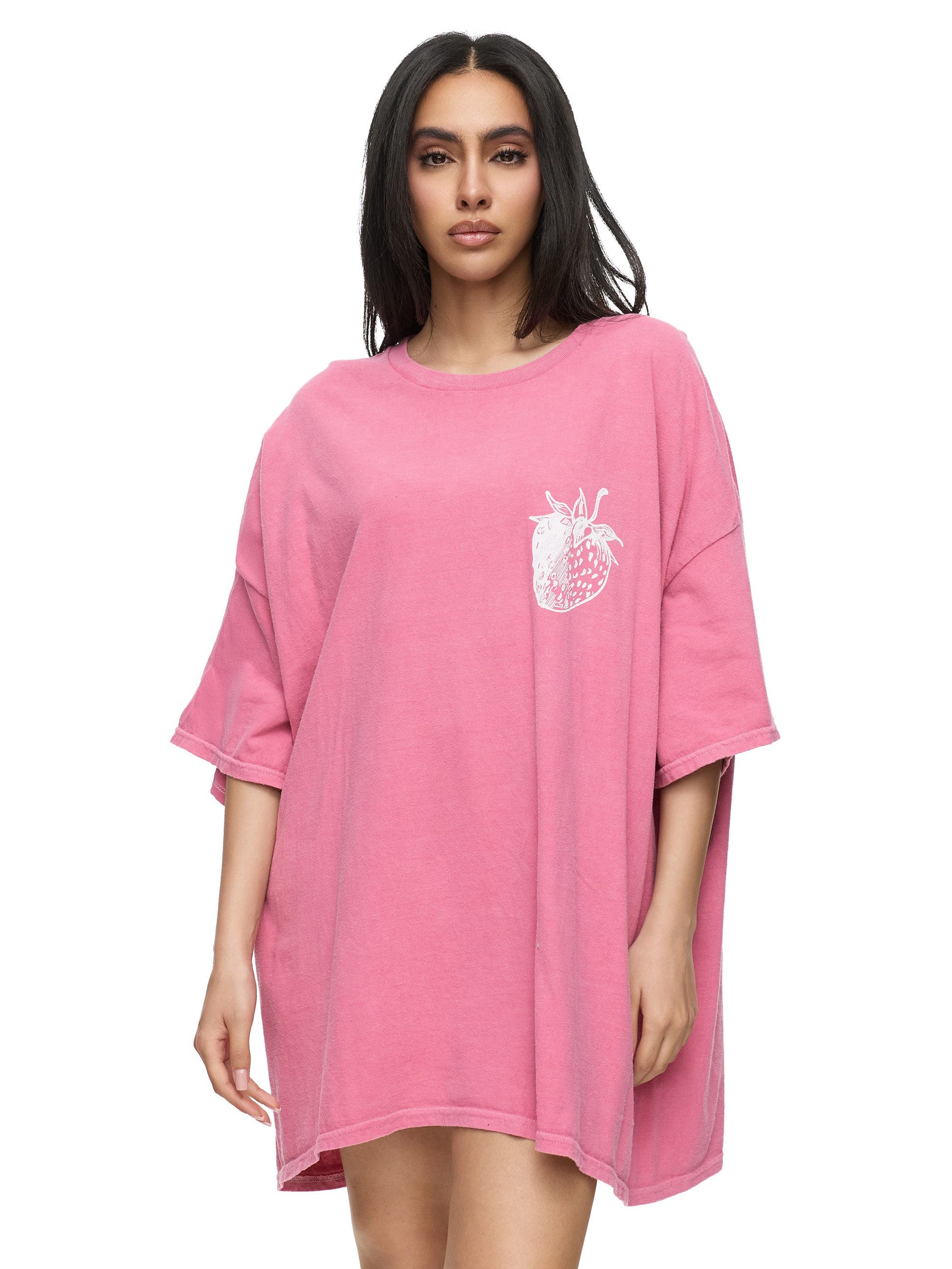 Worldclassca T-Shirt Worldclassca Oversized Print STRAWBERRY günstig online kaufen