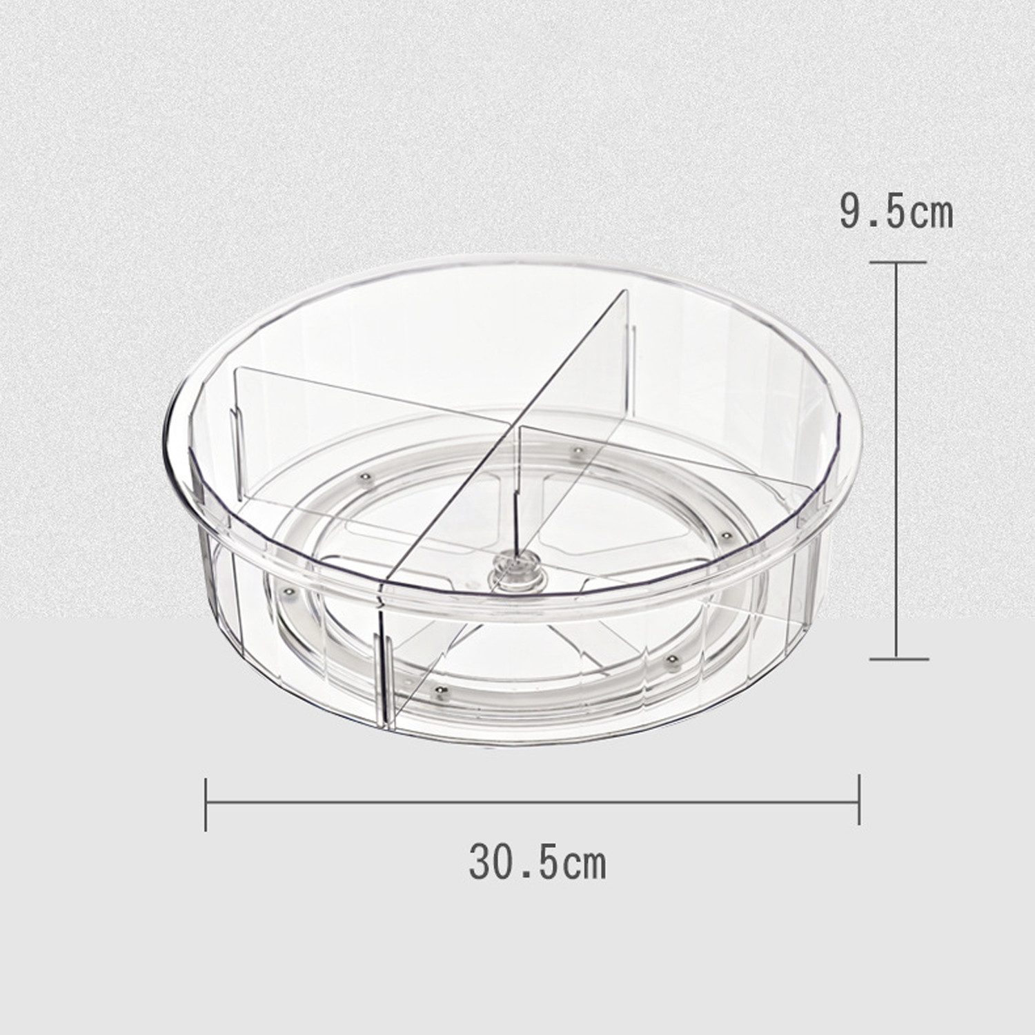 OSTWOLKE Gewürzregal 30cm Drehteller Kühlschrank Organizer günstig online kaufen