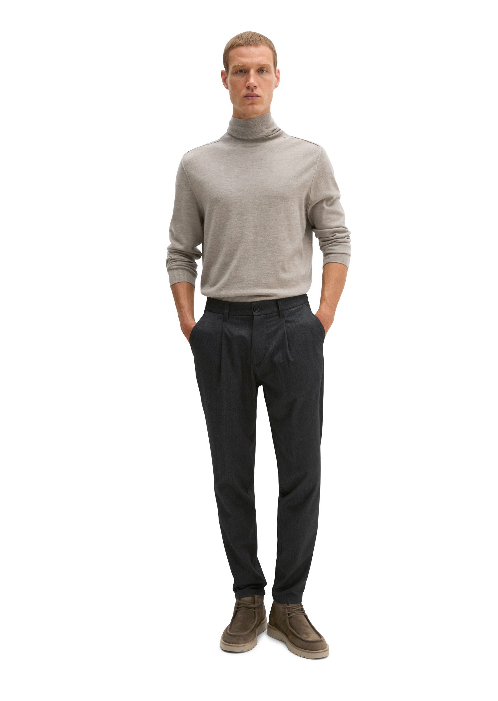 Marc O'Polo Rollkragenpullover aus weicher Merinowolle – Bild 5 von 5