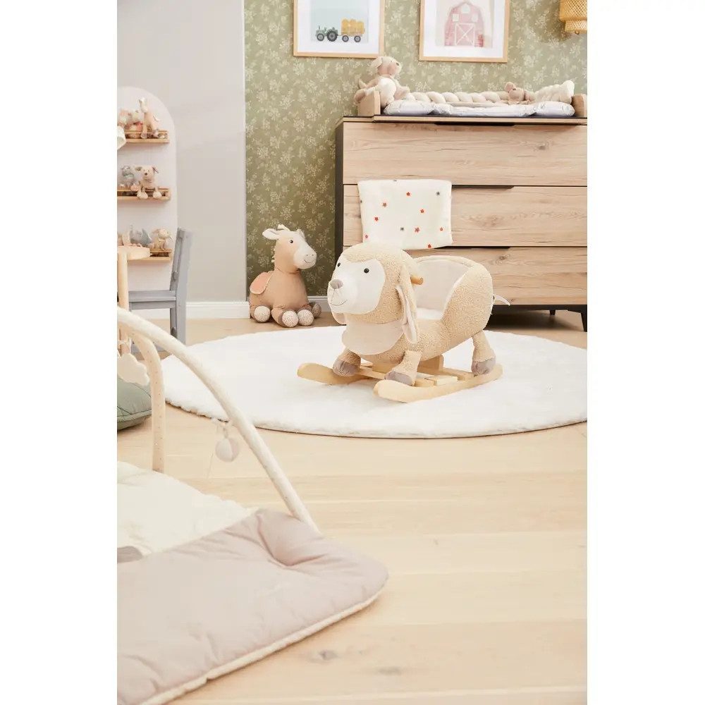 Sterntaler® Schaukelpferd Sterntaler Schaukeltier Schaf Flocke, beige – Bild 2 von 5