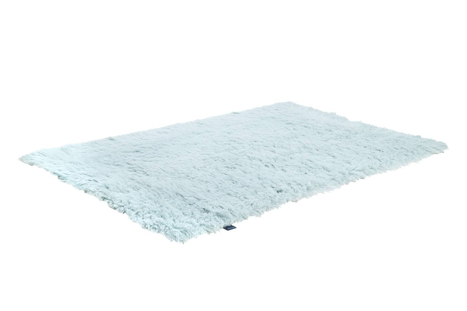 TOM TAILOR Flokati-Teppich Fluffy, pflegeleicht, strapazierfähig, Schurwollshaggy, Rechteckig, handgewebt, Schurwolle