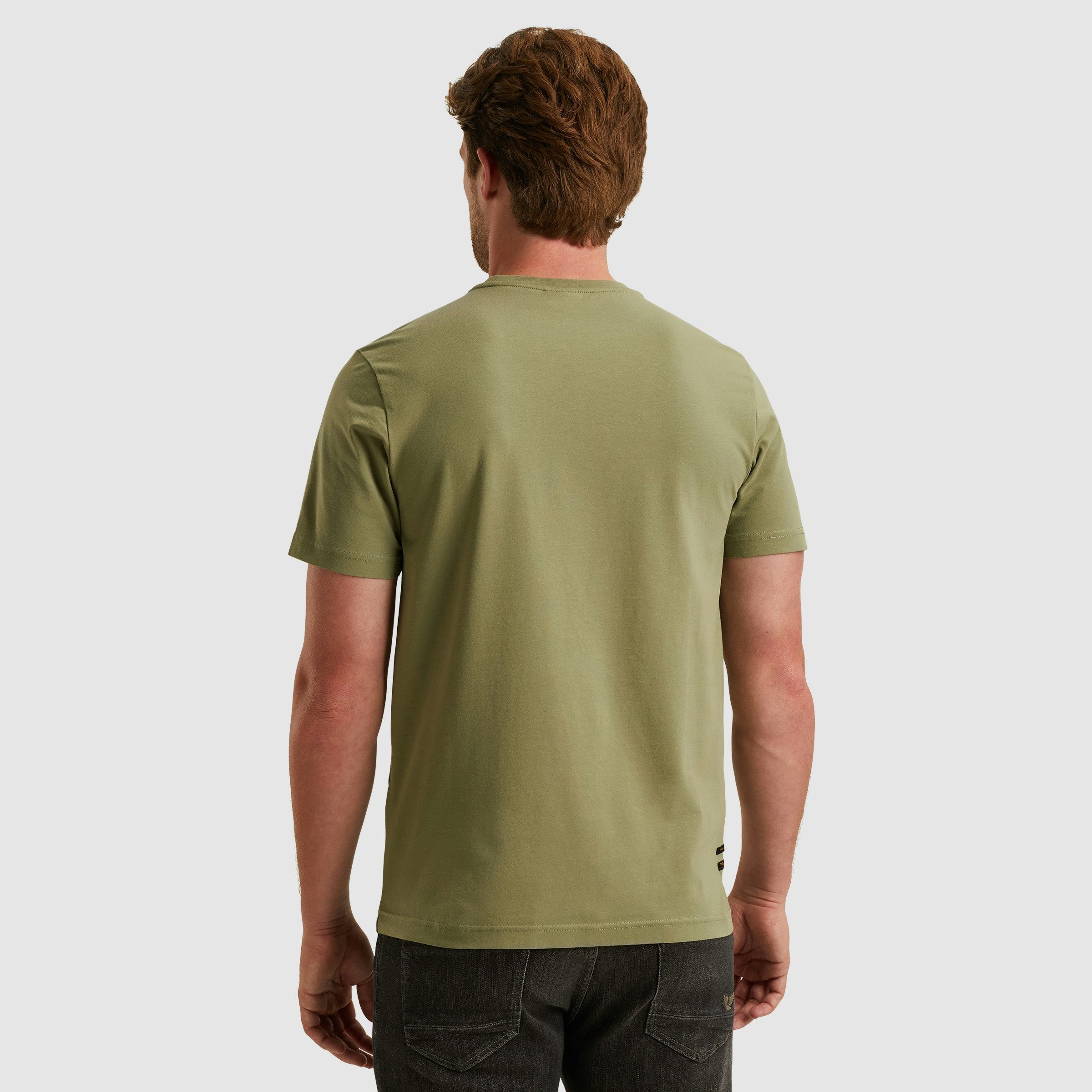 PME LEGEND T-Shirt mit eingefasstem Rundhalsausschnitt mit Rollkante günstig online kaufen