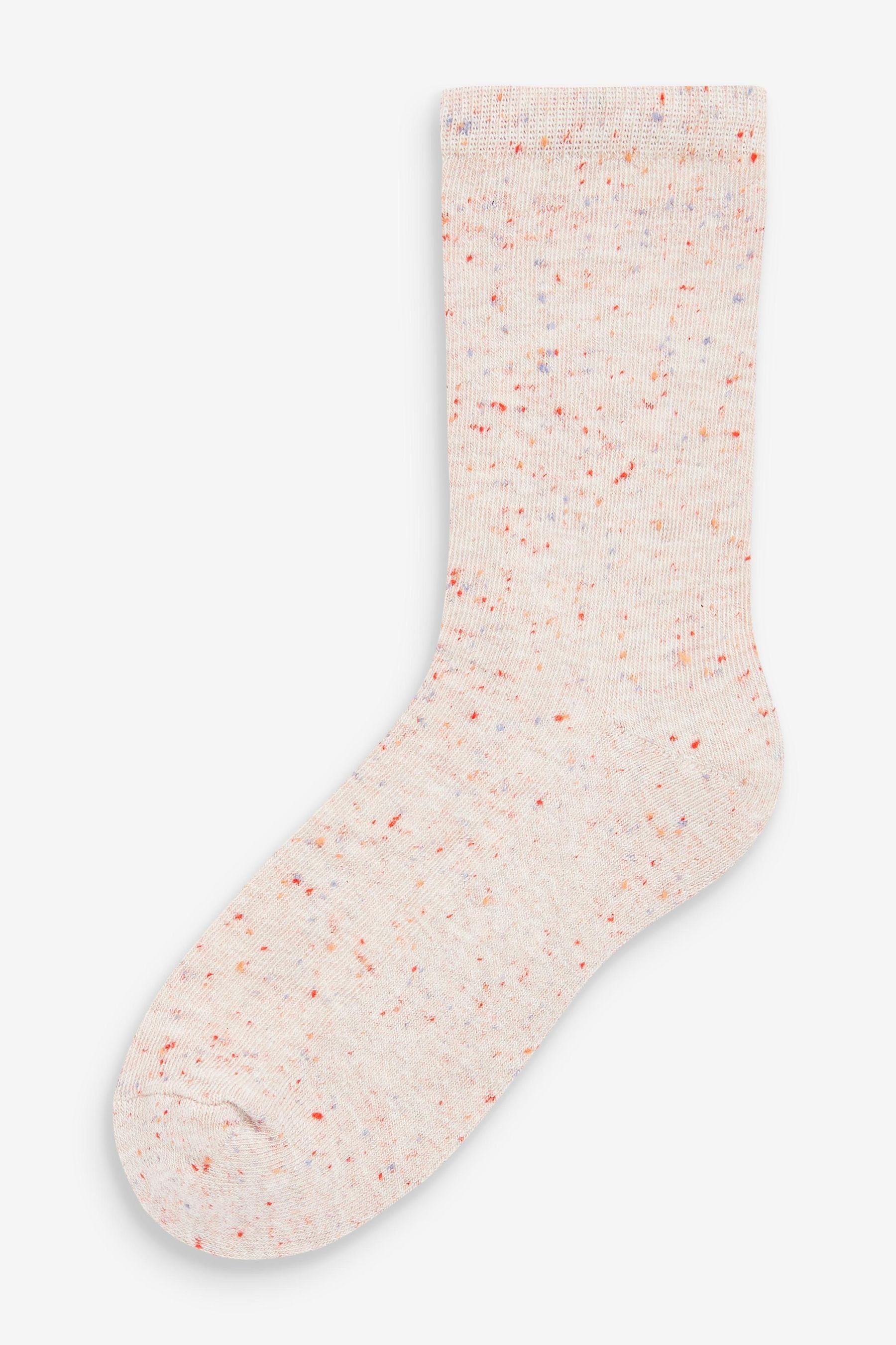 mit 4er-Pack Socken Genoppte Next (1-Paar) Sohle, gepolsterter Pink Kurzsocken