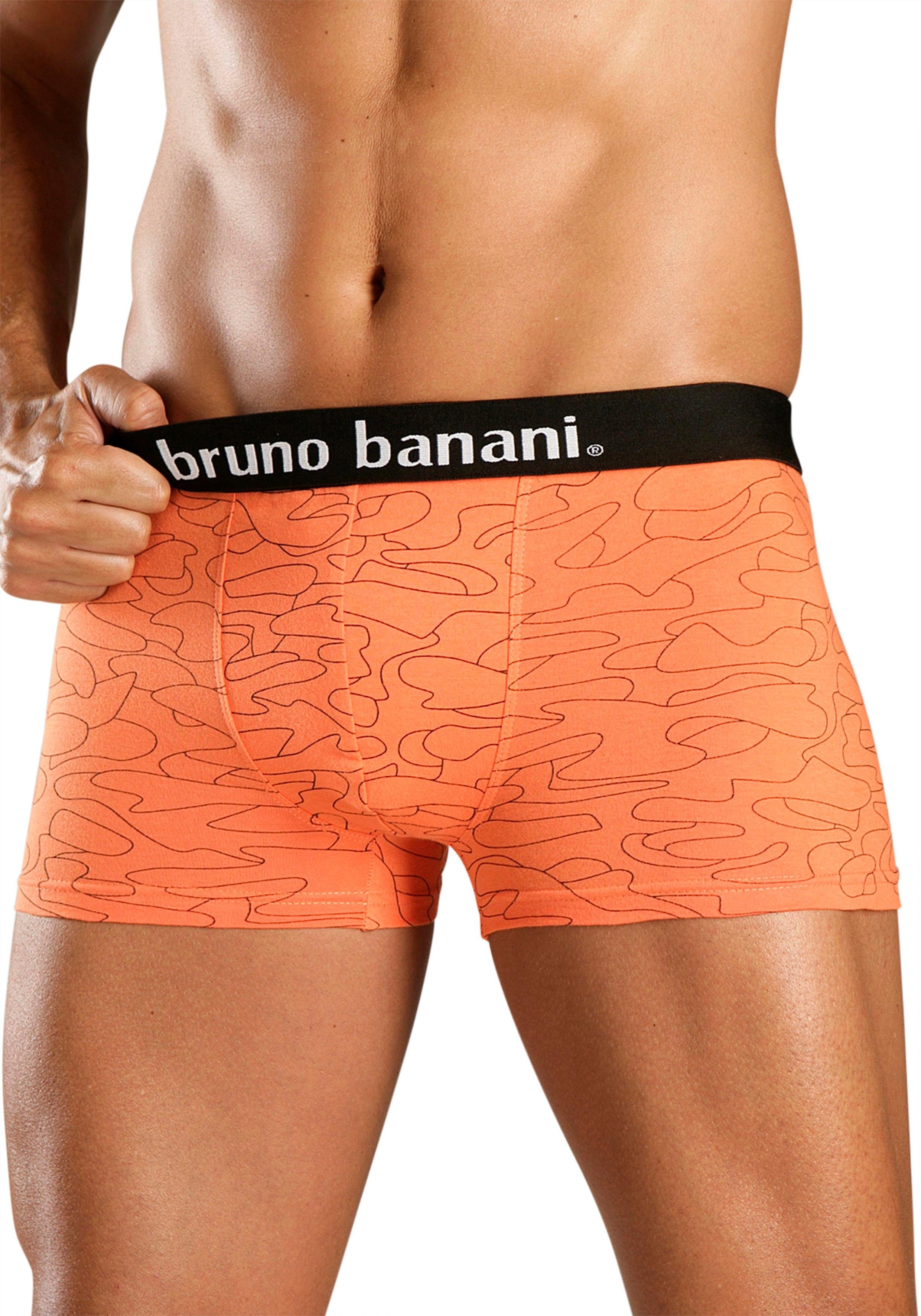 Bruno Banani Boxer Boxershorts für Herren (Packung, 4-St) mit Kontrast-Webbund