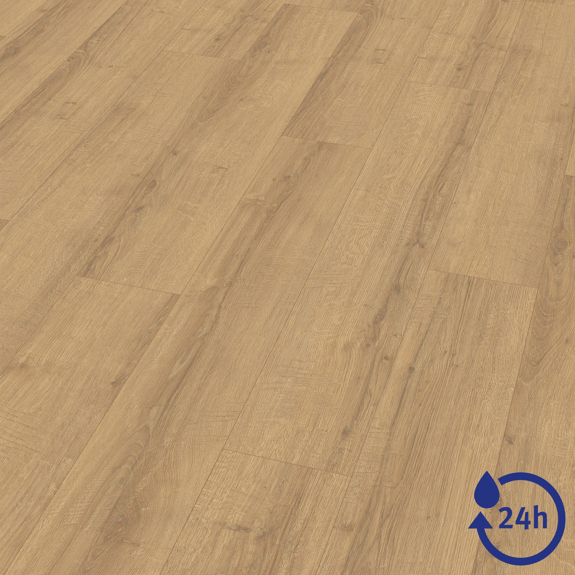 EGGER Ламінат NatureSense Aqua EL2014 Sherman Eiche honig, (8mm, 1,995m), Wasserbeständig & Praktisch