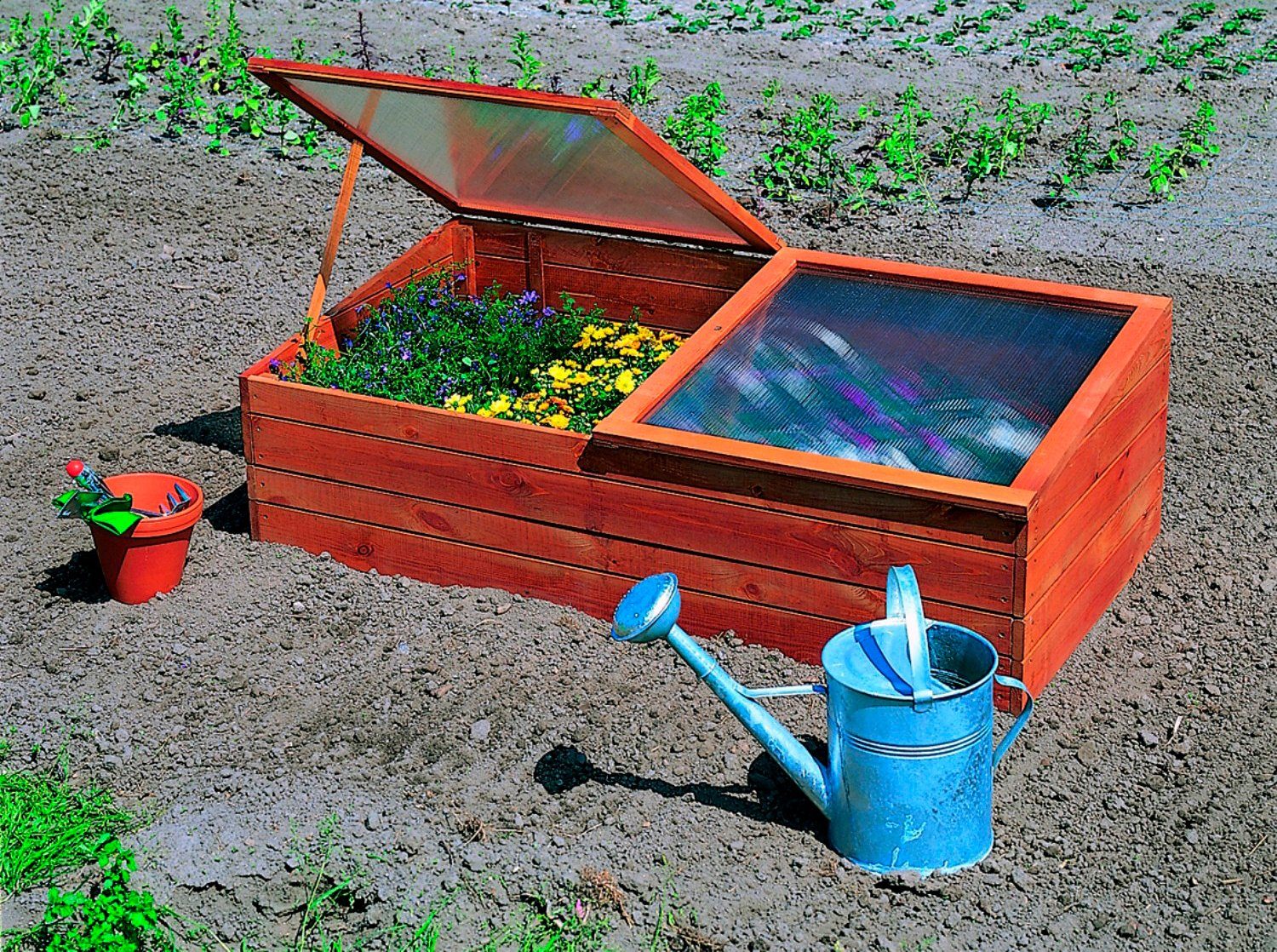 promadino Frühbeet, BxTxH 140x70x44 cm, mit Unterkasten online kaufen