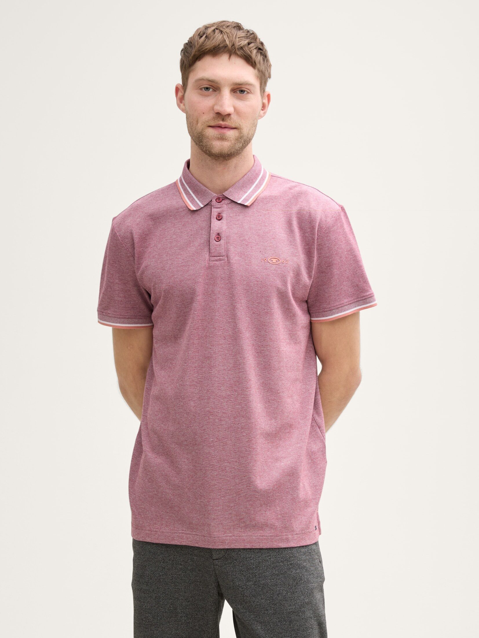 TOM TAILOR Poloshirt Poloshirt Kurzarmshirt mit günstig online kaufen