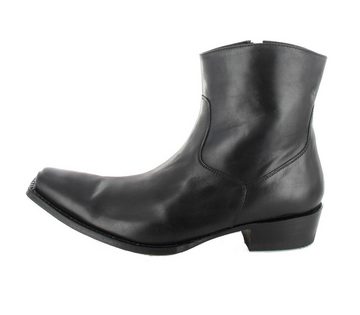 Sendra Boots 7438 ROLLING Schwarz Stiefelette Rahmengenähte Lederstiefelette