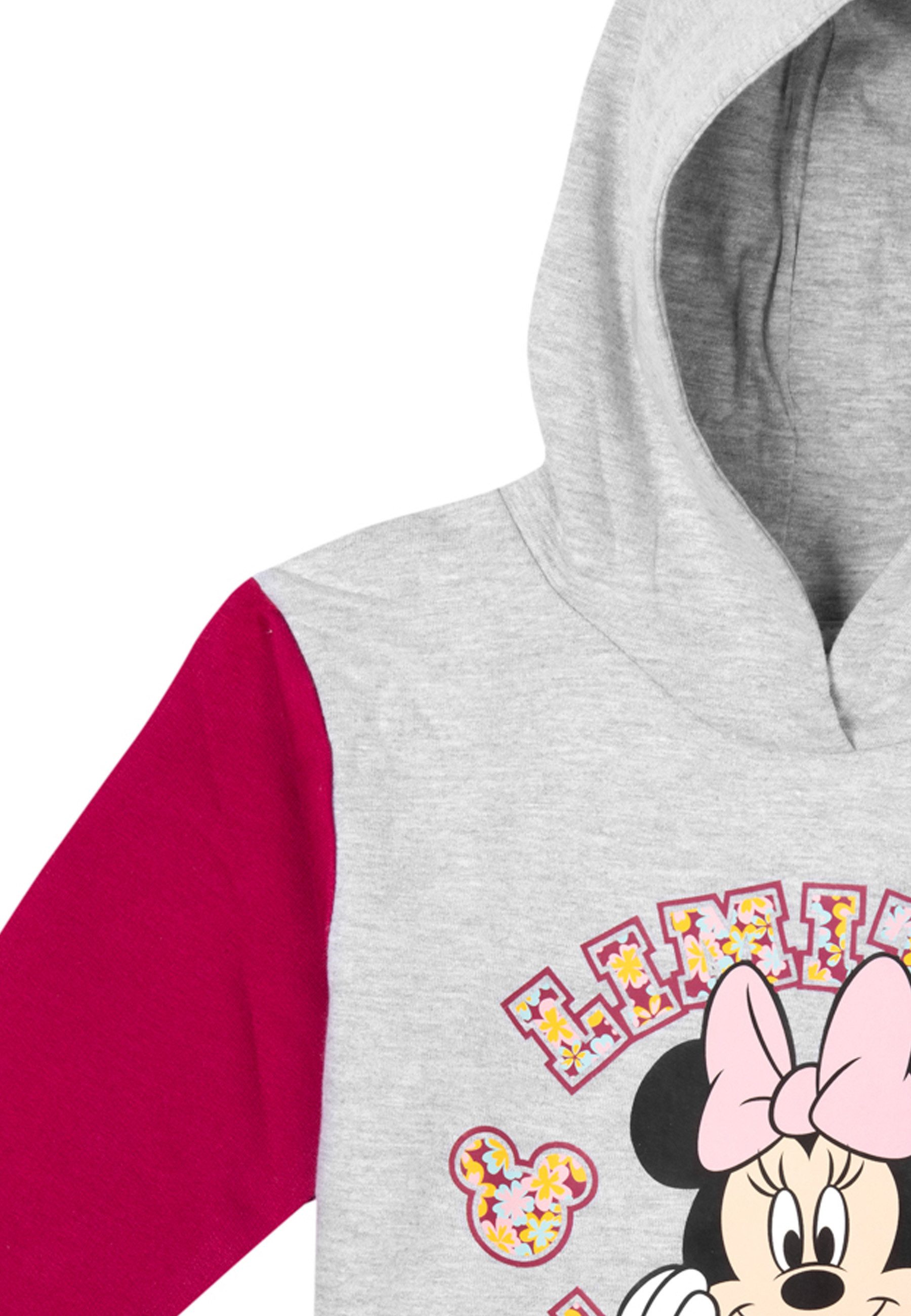 United Labels® Sweatshirt Disney - Minnie Mouse - Limited Edition-Print mit Blümchen, Hoodie