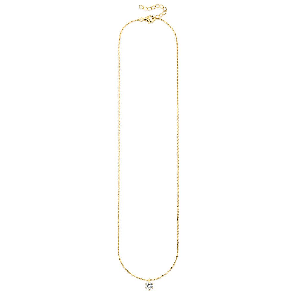 Bruno Banani Kette mit Anhänger Schmuck Geschenk Solitär-Optik, mit Zirkonia (synth) – Bild 2 von 3