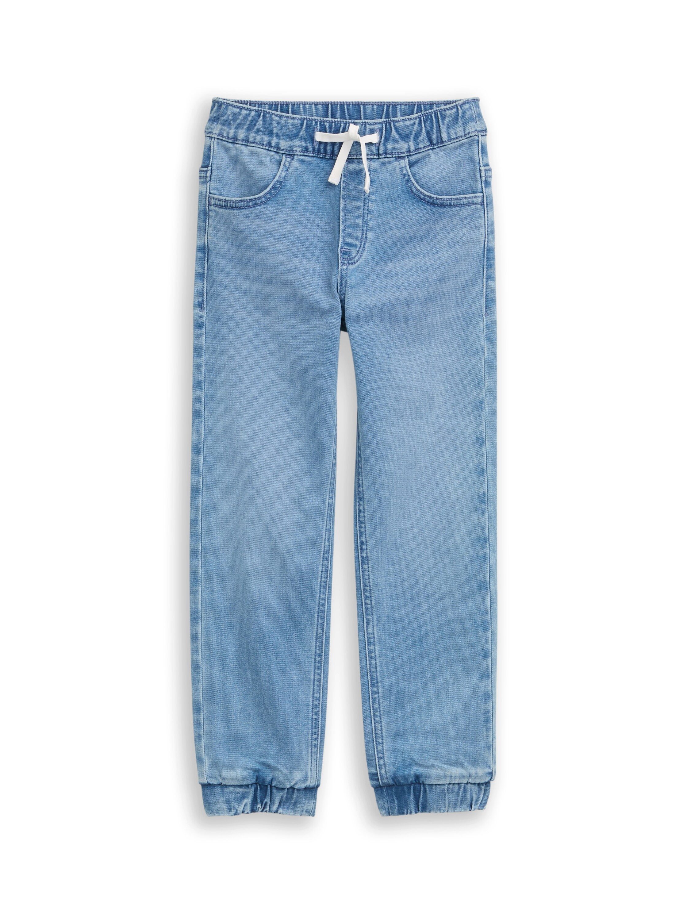 TOM TAILOR Straight-Jeans mit elastischem Bund