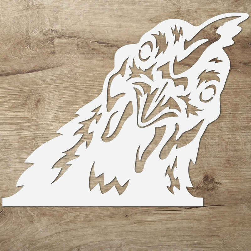 Namofactur 3D-Wandtattoo Hühner Huhn Hahn Dekoration Wand Deko, Wandbild aus Holz witziges Geschenk Wand Tattoo