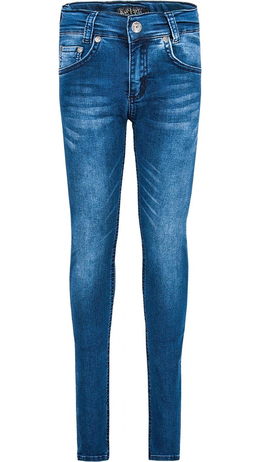 Skinny Jeans EFFECT slim fit medium Hose blue ultrastretch Slim-fit-Jeans BLUE