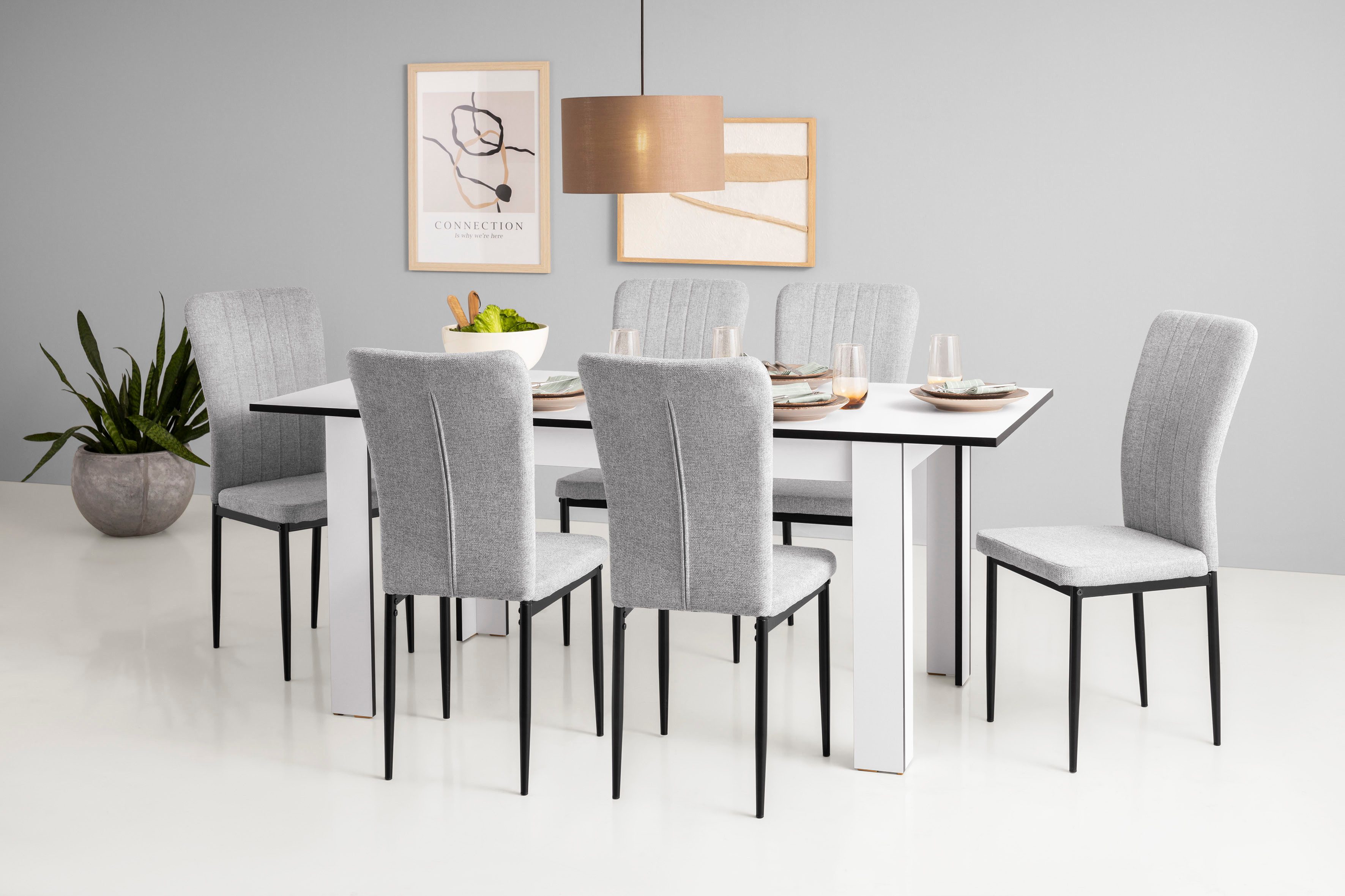 Home affaire Esstisch Bergamo Küchentisch, pflegeleichter Esstisch, erhältl günstig online kaufen