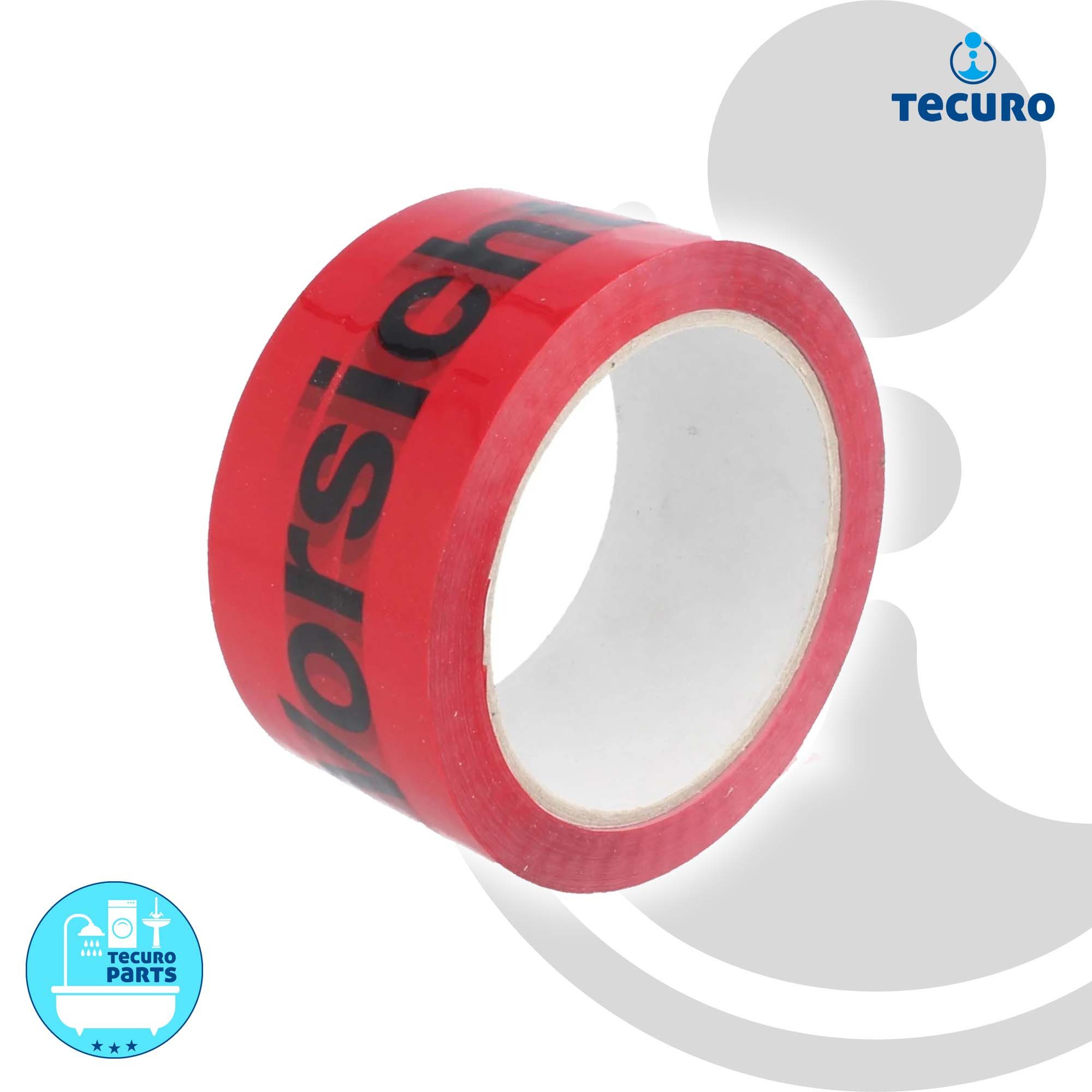 tecuro Klebeband Paketklebeband Vorsicht Glas, 50 günstig online kaufen