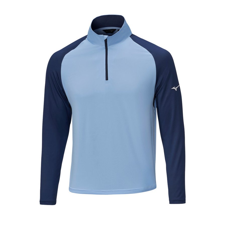 Mizuno Longsweatshirt Mizuno Golf Layer Breeze Quick Dry 1/4 Zip Hellblau Herren