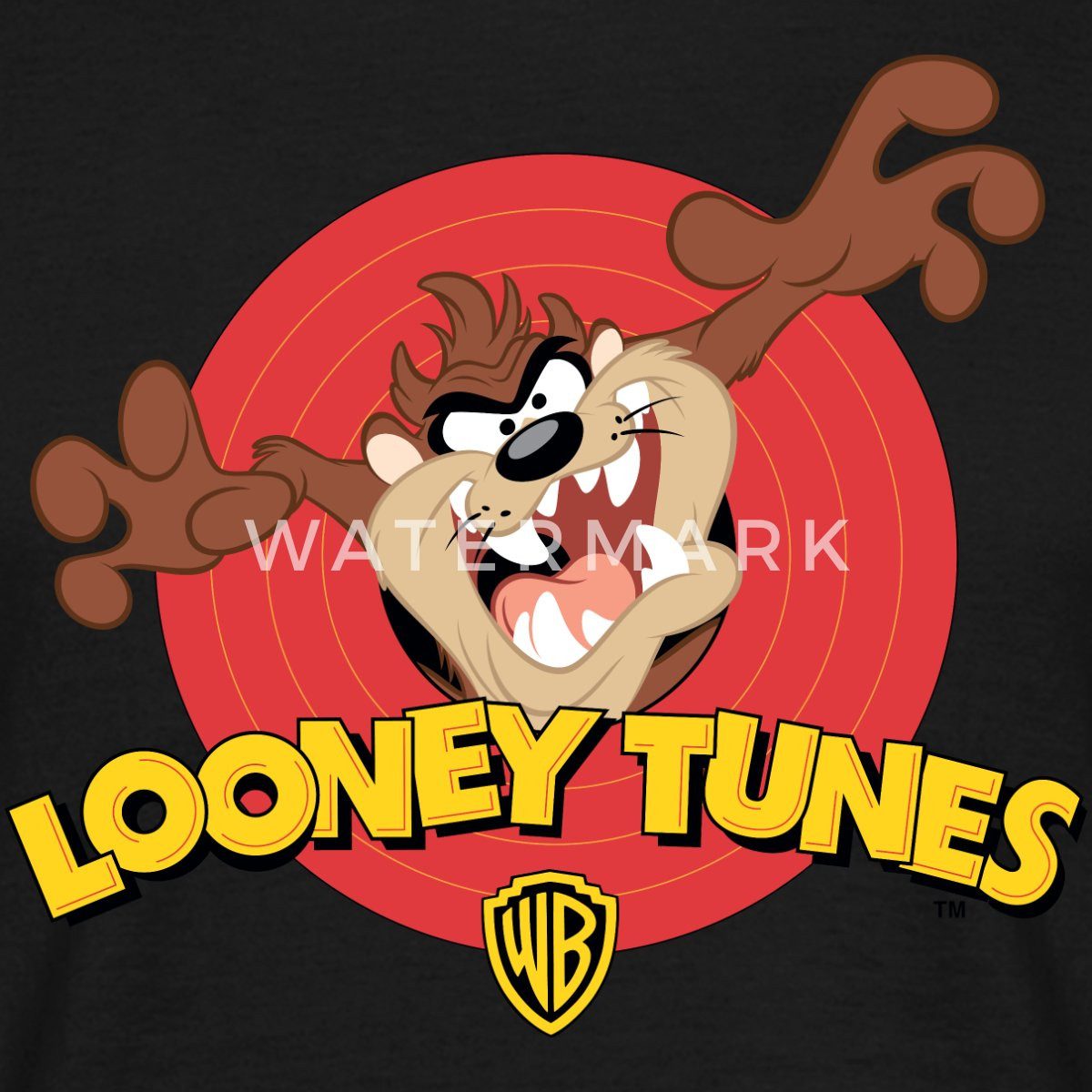 Spreadshirt T-Shirt Looney Tunes Taz Der Tasmanische Teufel Männer T-Shirt (1-tlg)