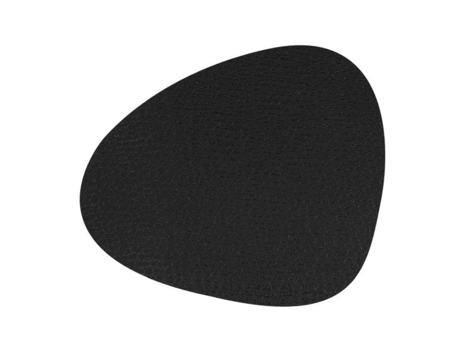 Platzset, LACE Tischset Curve L black 37 x 44 cm, LIND DNA, Table Mat Curve L Lace Black